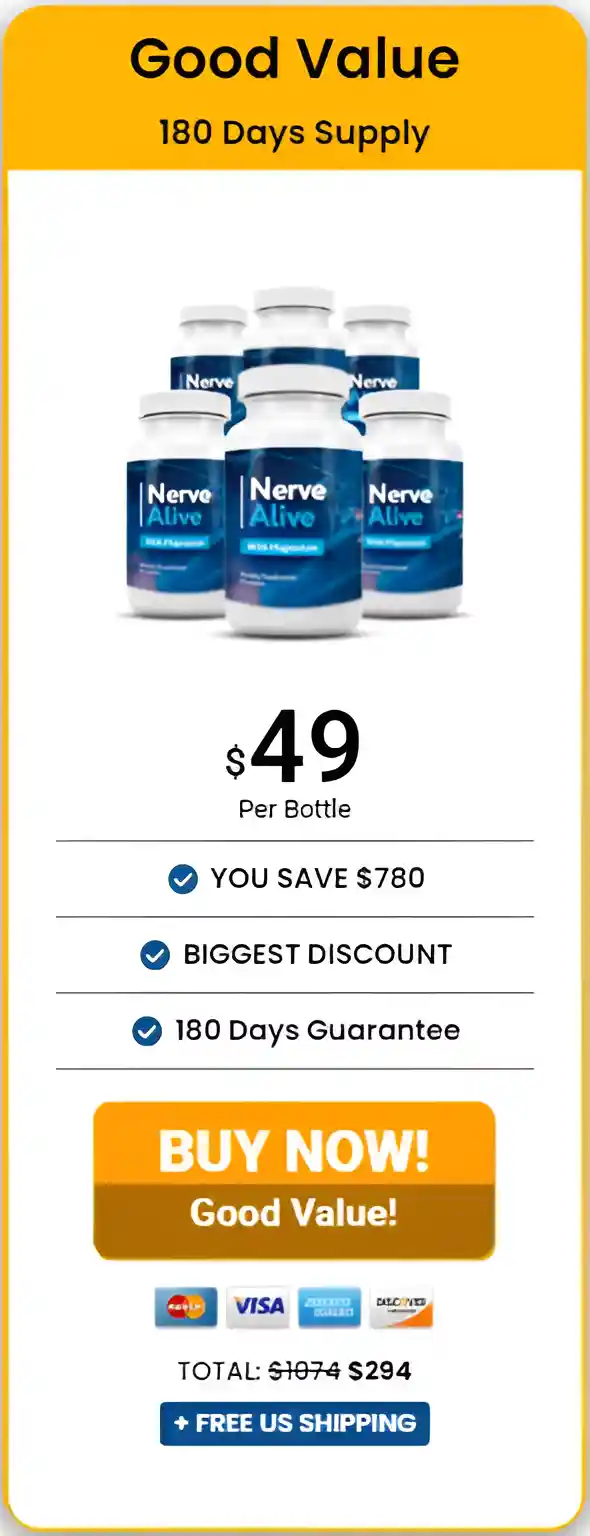 Nerve Alive  3 bottles